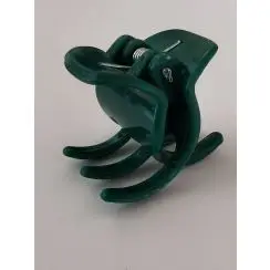 Hårklemme med silikone, blå 2,3 cm - Hårpynt