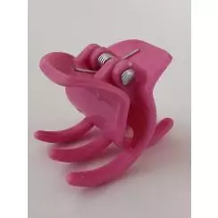 Hårklemme med silikone, gammelrosa 2,3 cm - Hårpynt